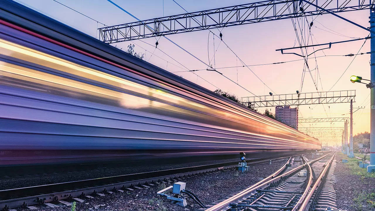 Railway shared video of train