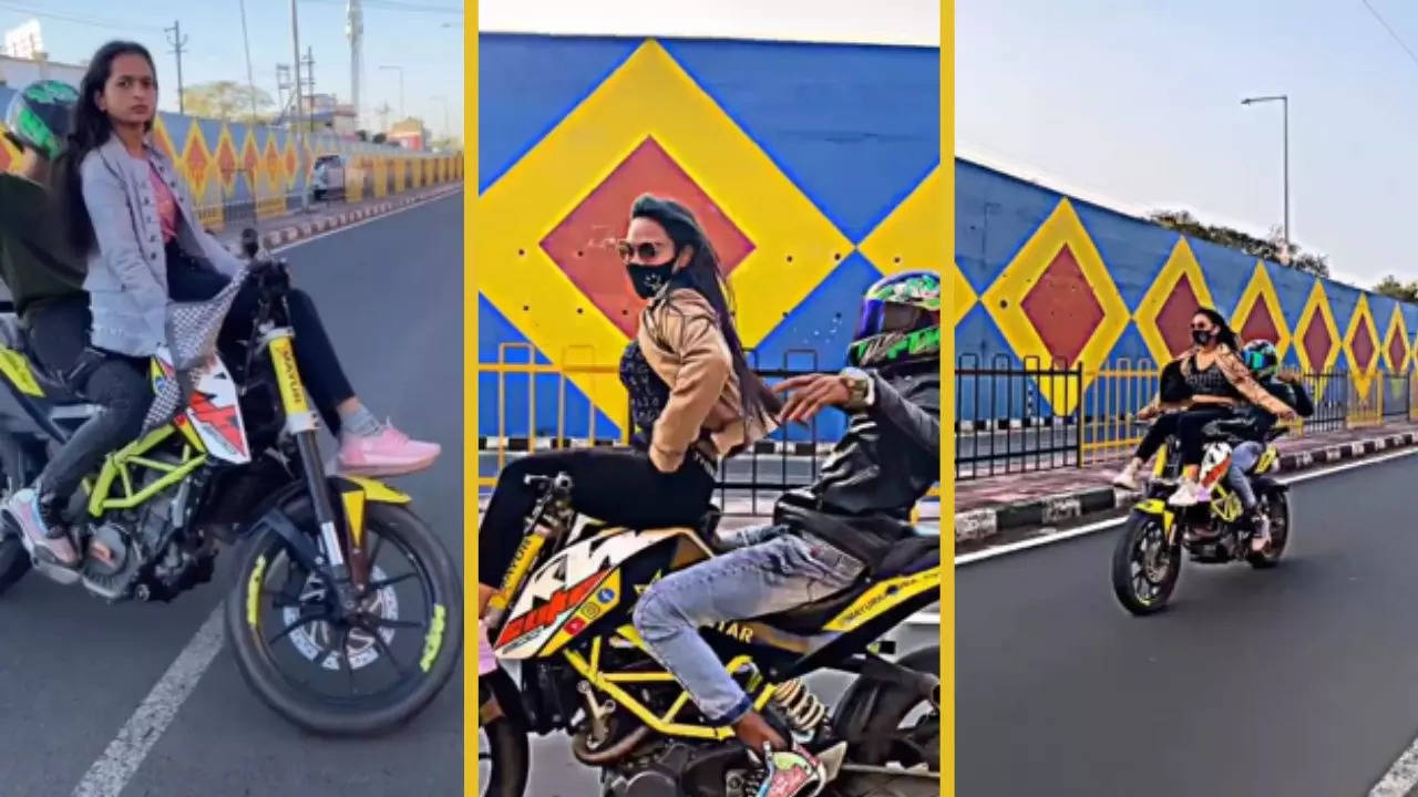 bike stunts viral video