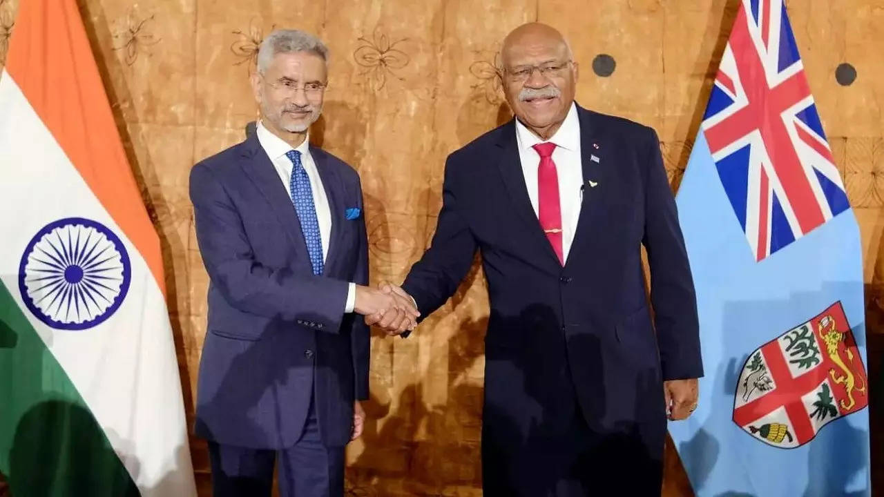 Fiji PM and S Jaishankar