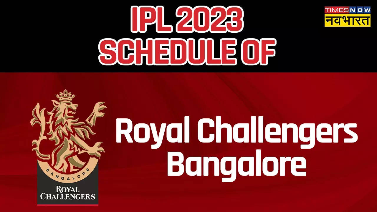 rcb ipl 2023 schedule match list