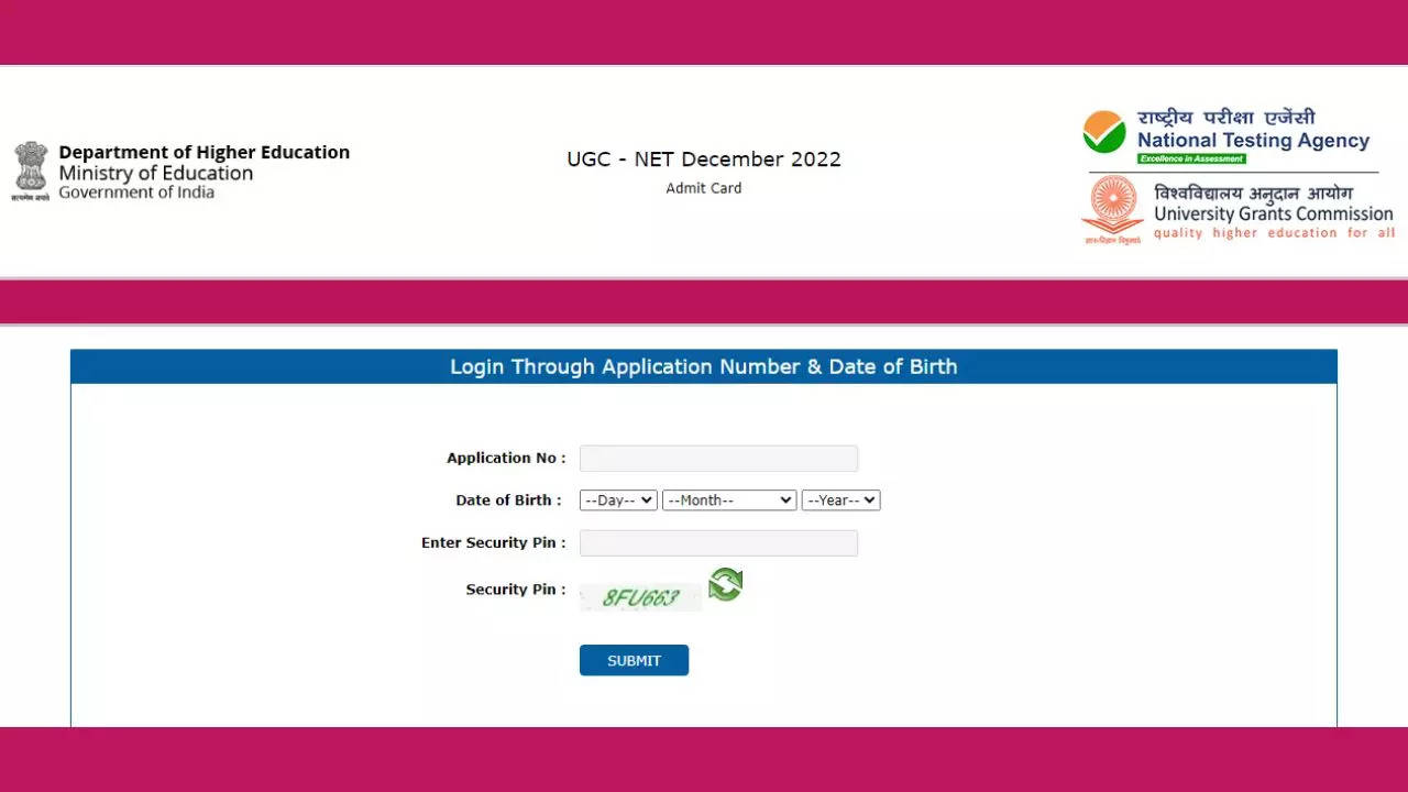 UGC NET Admit Card 2023 Out