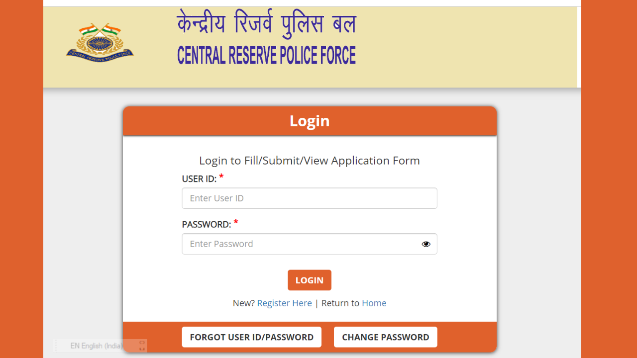 CRPF HC Admit Cards 2022