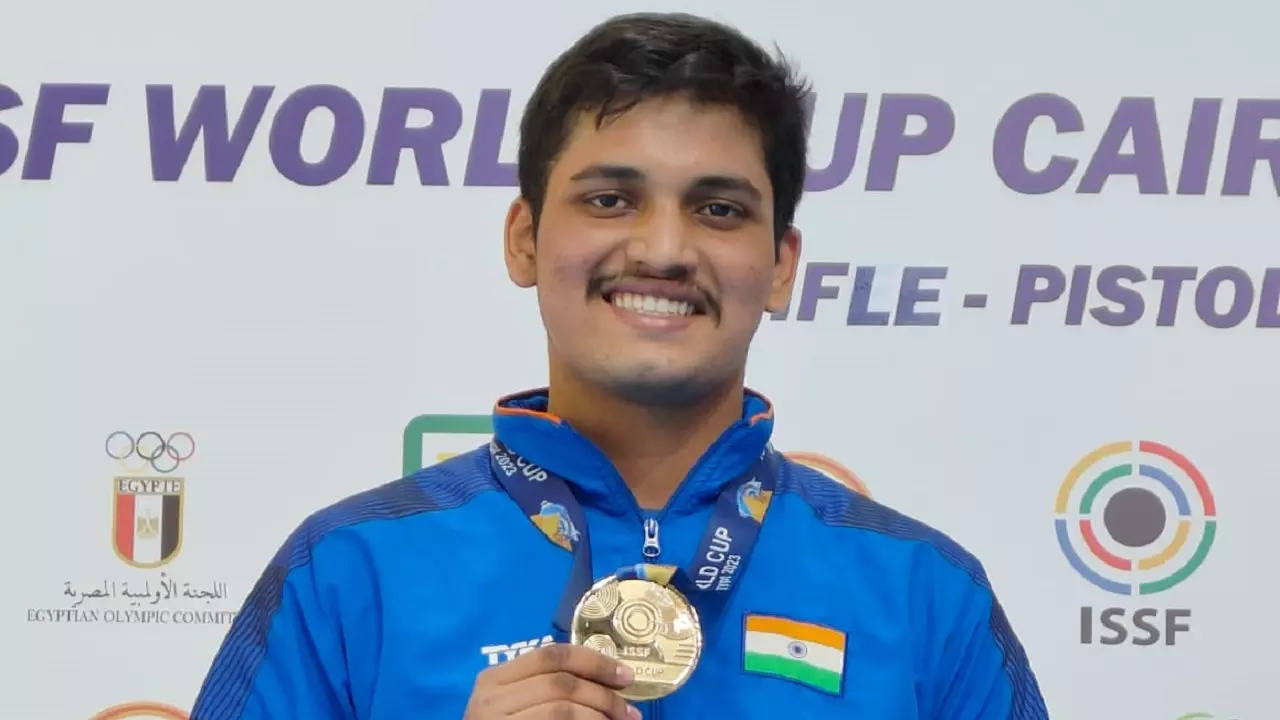 Rudrankksh Patil wins gold medal in ISSF Shooting World Cup