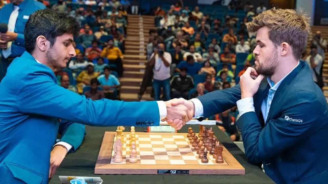 vidit gujarati beats magnus carlsen