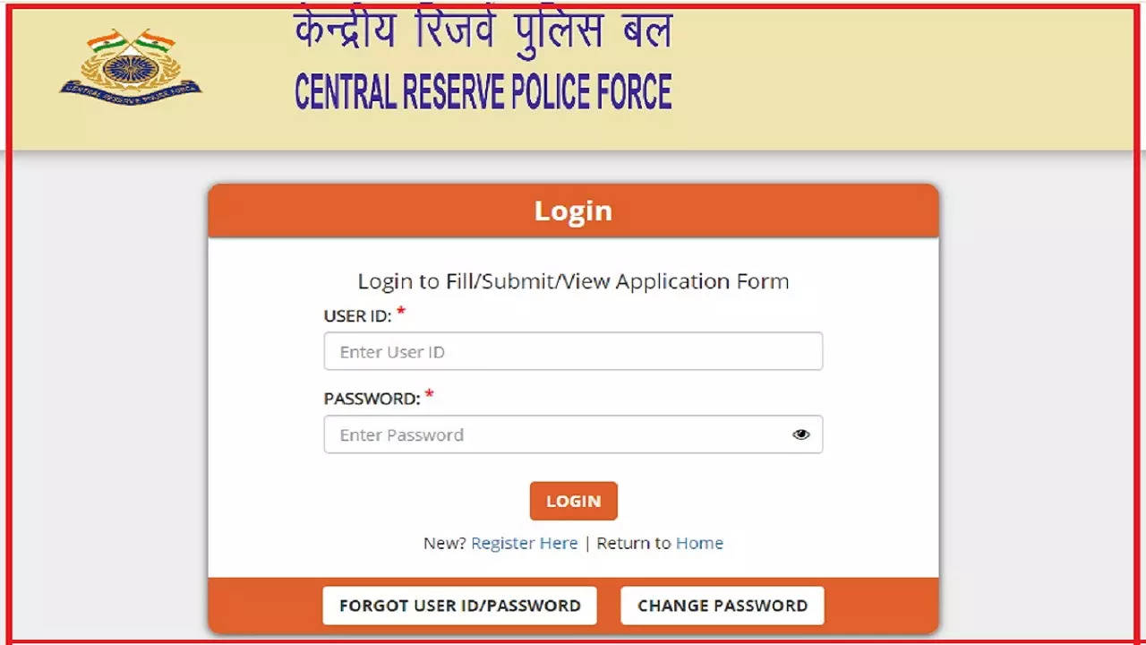 CRPF 2023 Admit Card