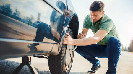 how to fix punctured tyre in 5 minutes 