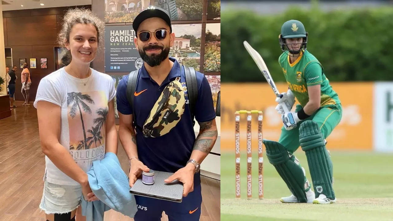 Laura Wolvaardt with virat kohli