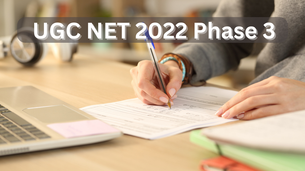 UGC NET 2022 Phase 3 Admit Card