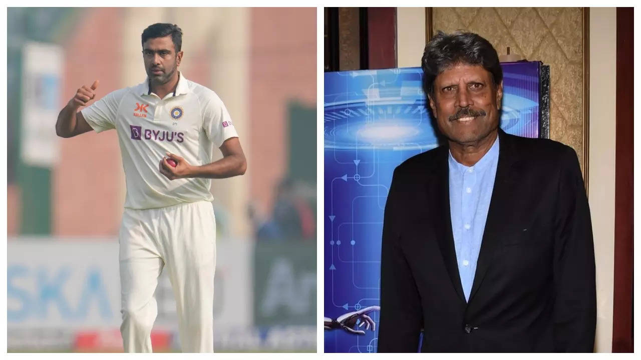 R Ashwin Kapil Dev