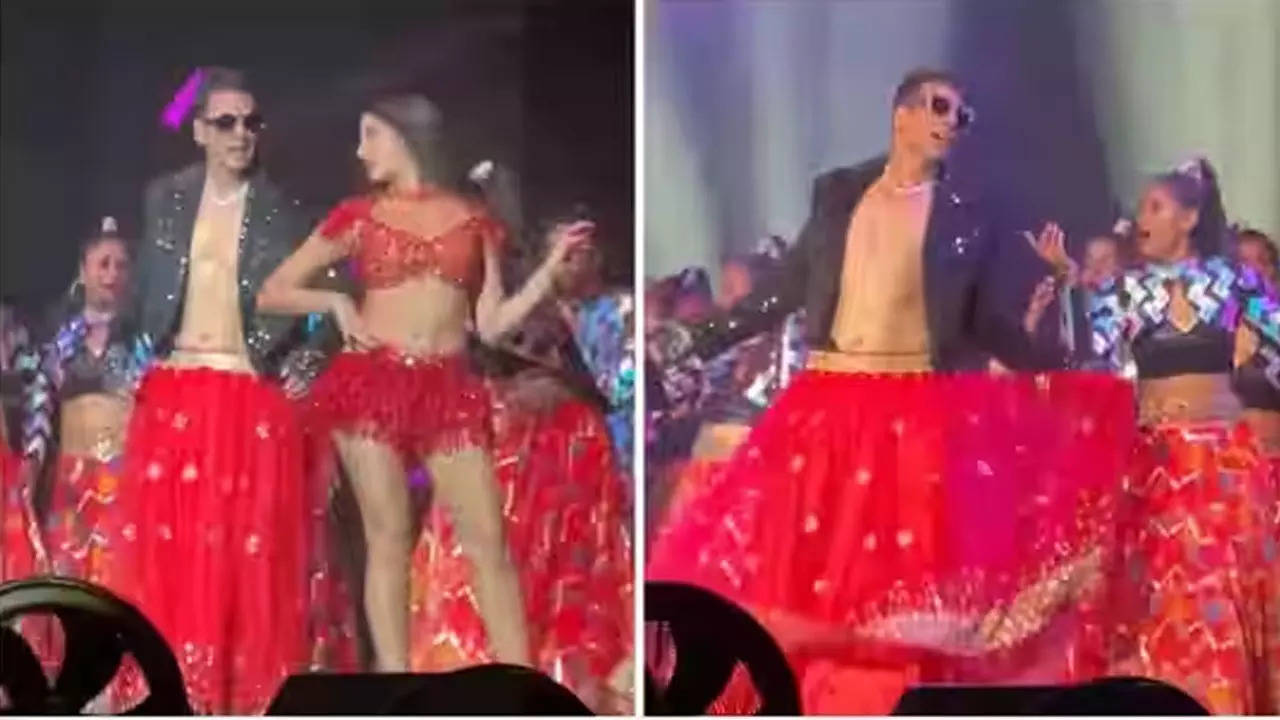 akshay kumar and Nora Fatehi dance