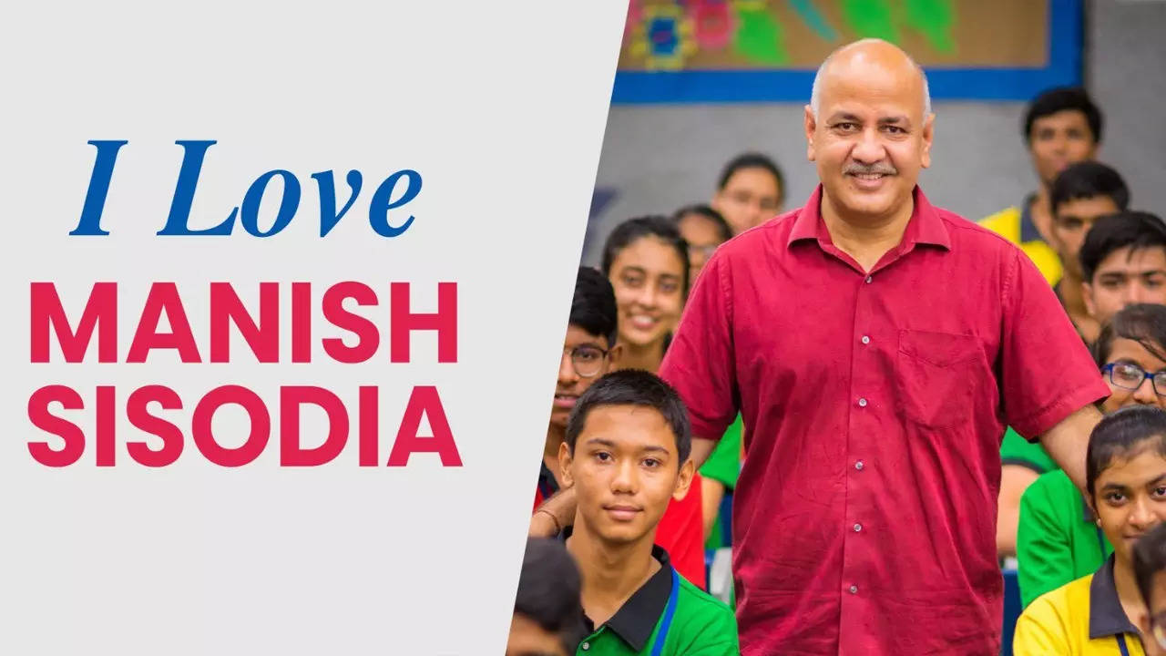 I love Manish Sisodia Banner