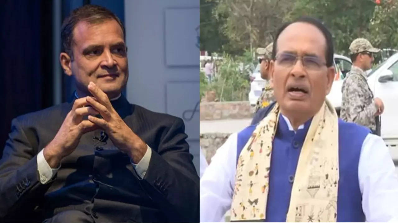 Rahul Gandhi Shivraj Singh Chouhan