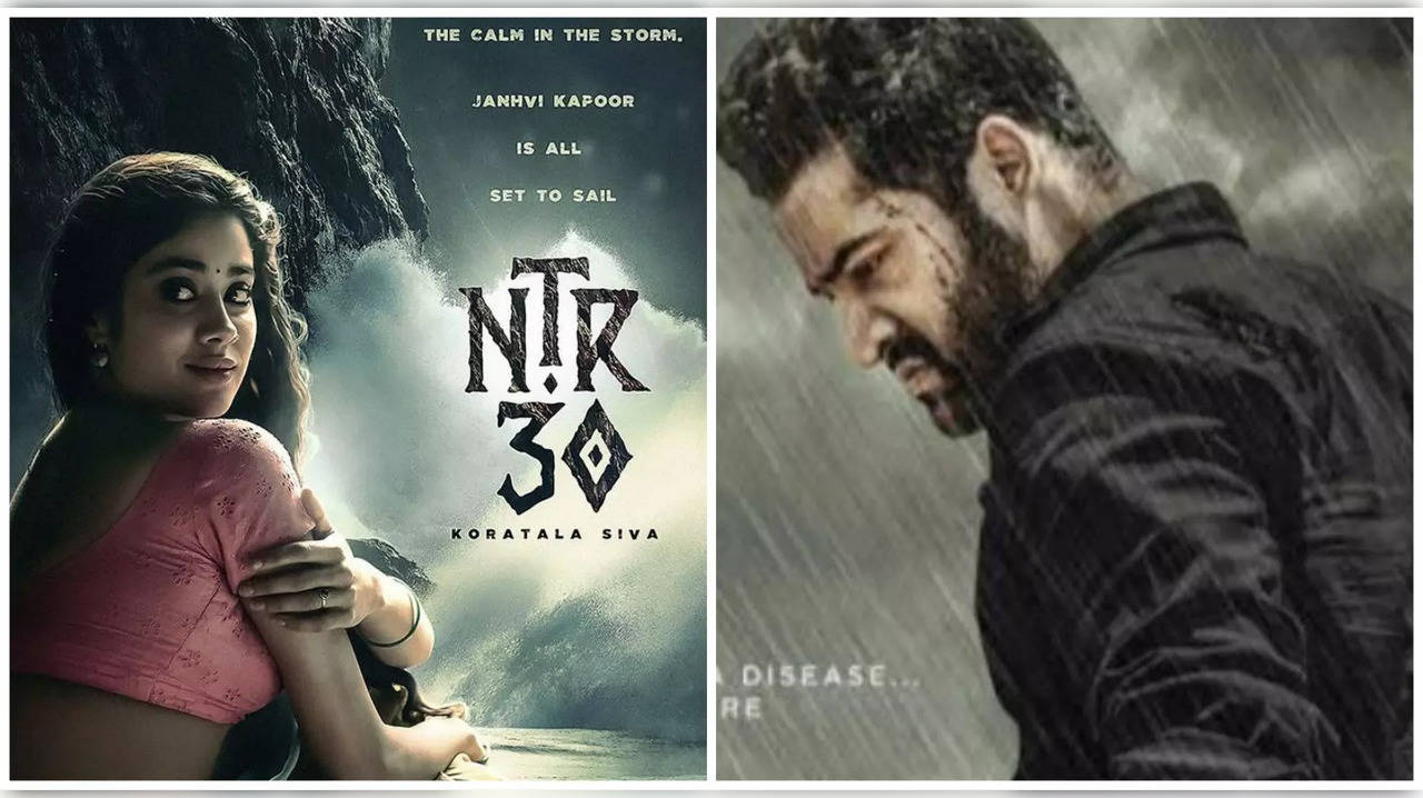 NTR 30: Janhvi Kapoor के हाथ लगी NTR की 300 करोड़ी मूवी, रिलीज हुआ फर्स्ट लुक पोस्टर