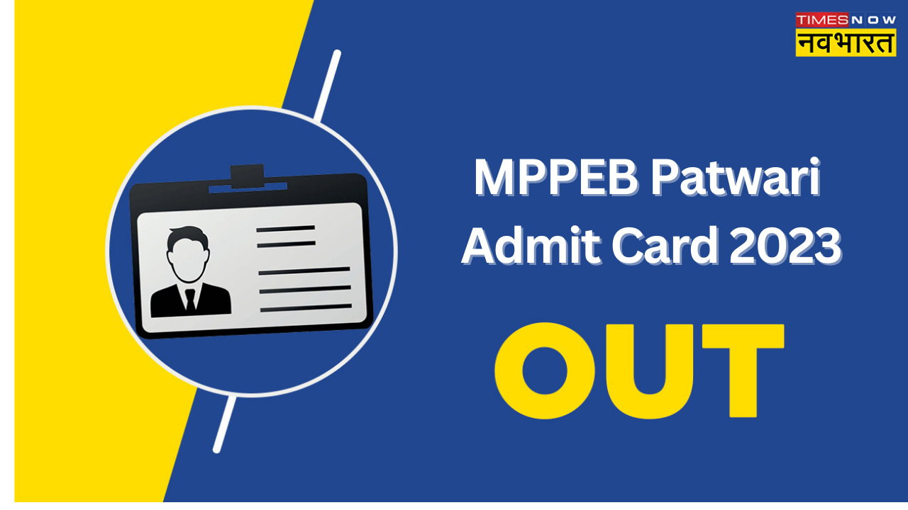 MPPEB Patwari  Admit Card 2023