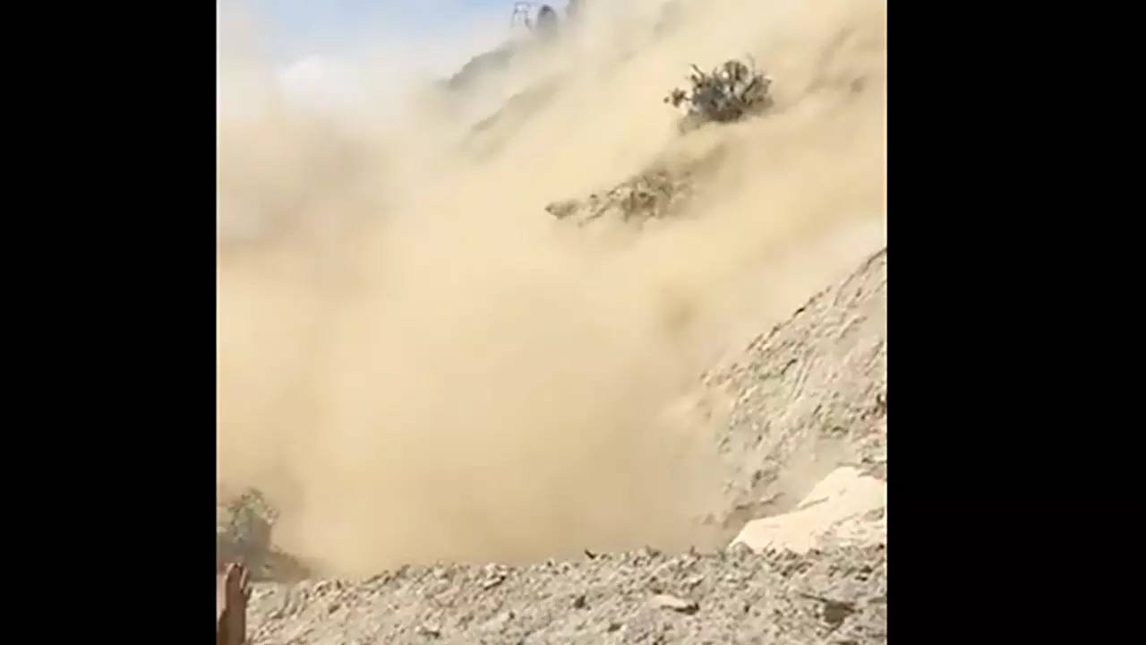 Landslide in Ramban seri