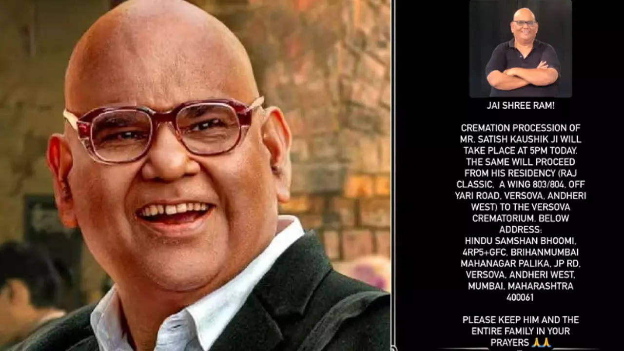 Satish Kaushik Funeral Update