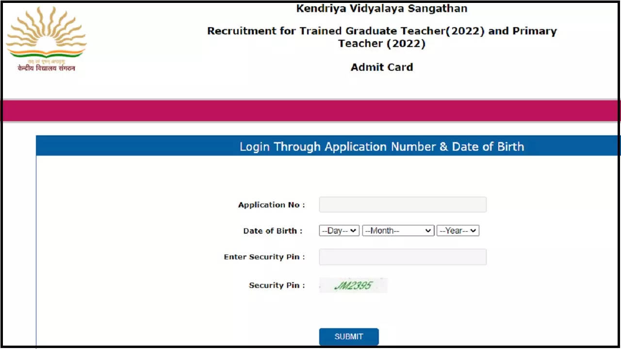 KVS Admit Card 2023 Released