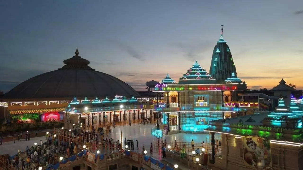 Famous Bhakti dham Temple Prayagraj