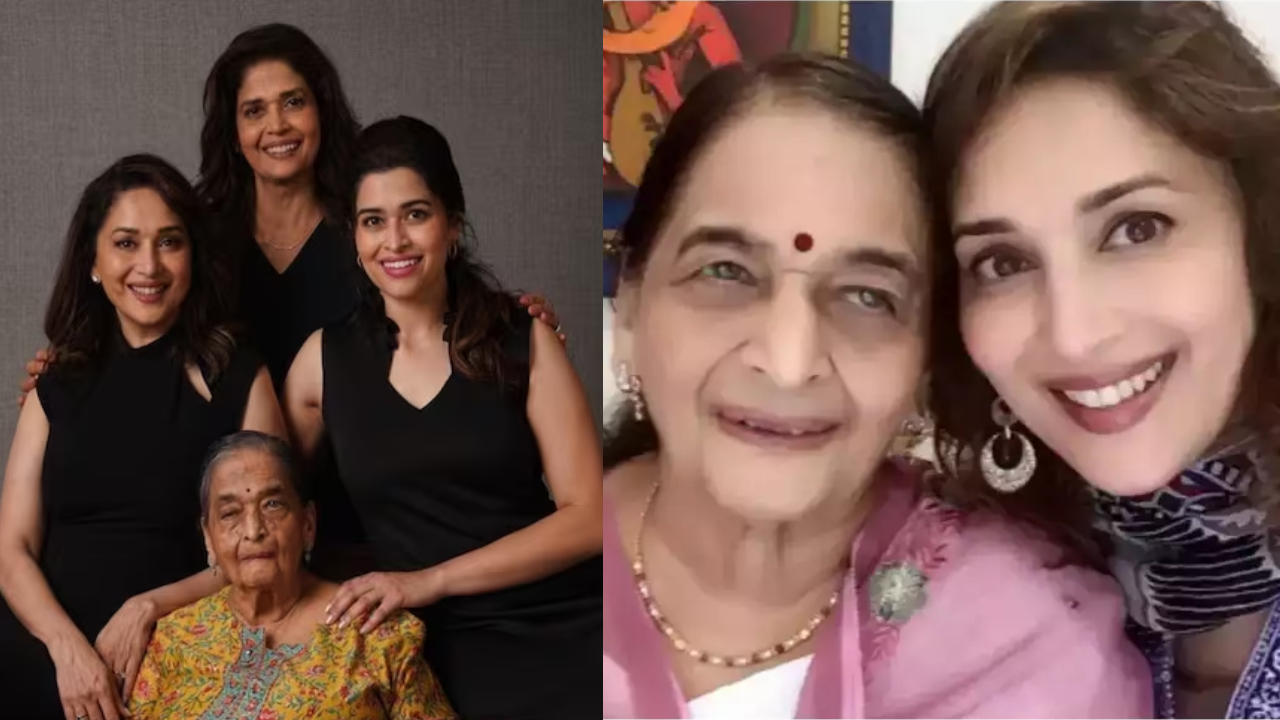 Madhuri Dixit Mother Death Bollywood Actress Madhuri Dixit Mother Snehlata Dixit Passed Away At 0305