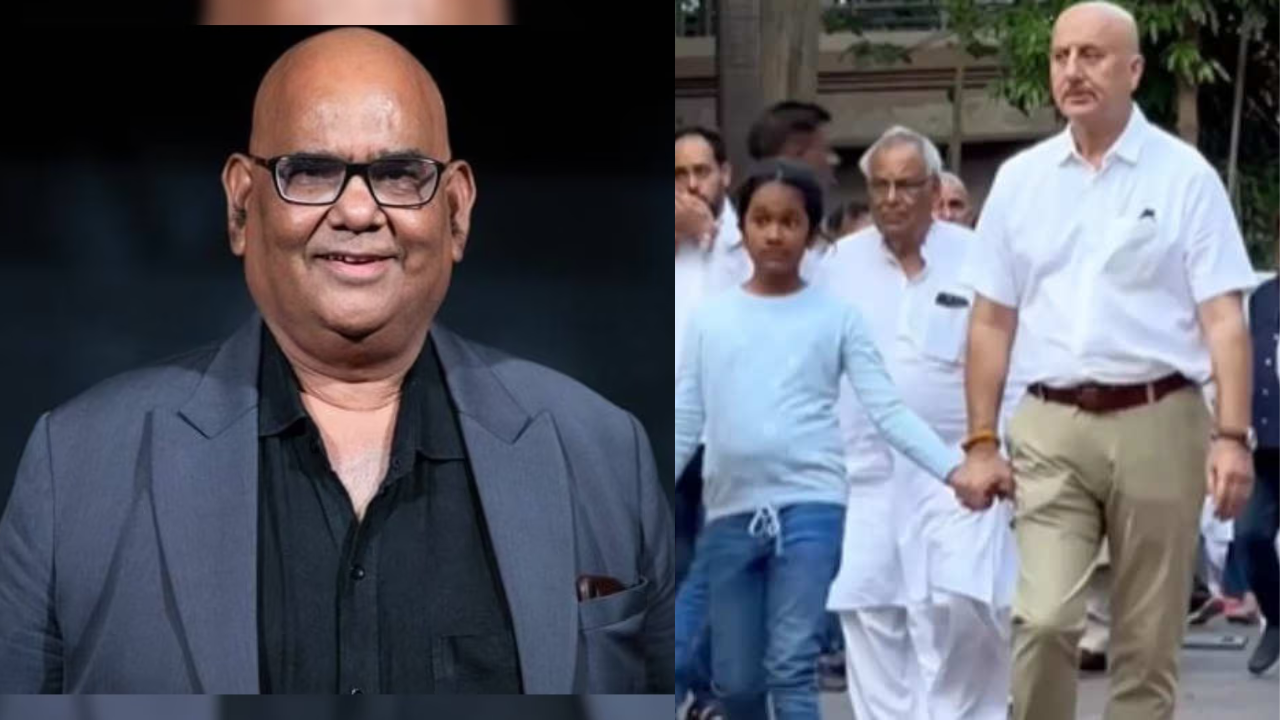 Satish Kaushik Daughter with Anupam Kher