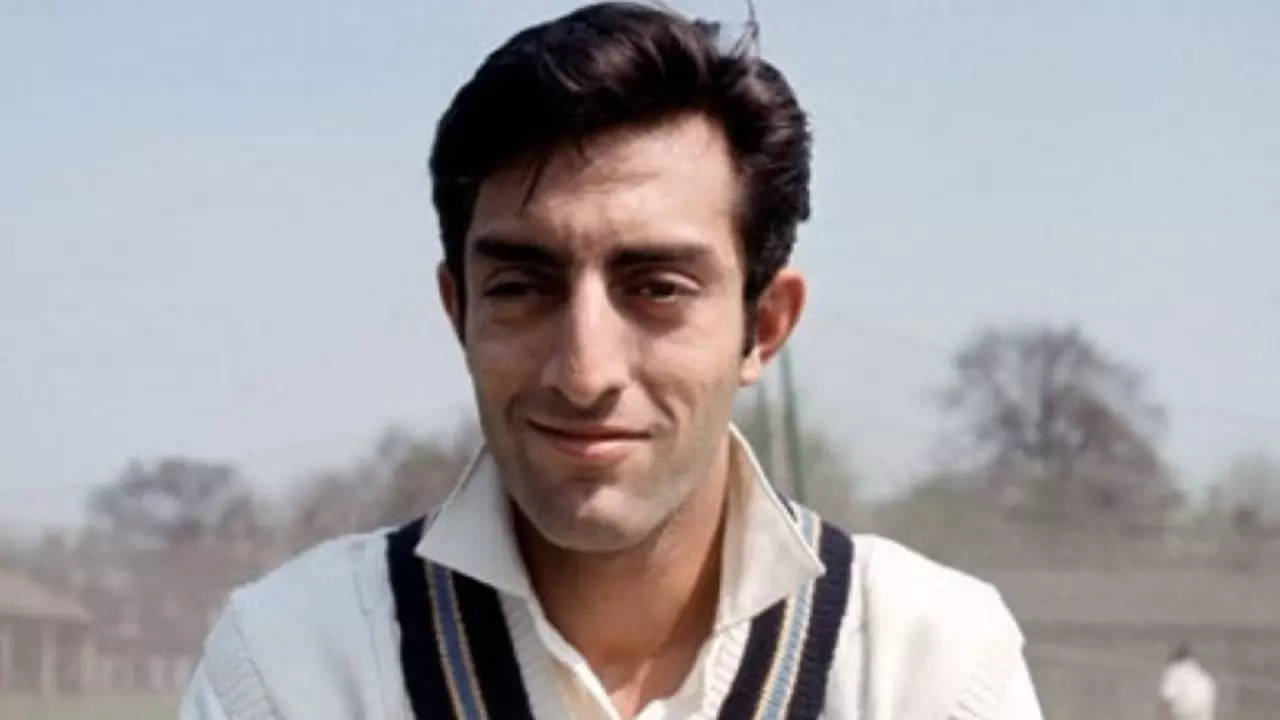 MAK Pataudi became youngest test captain today