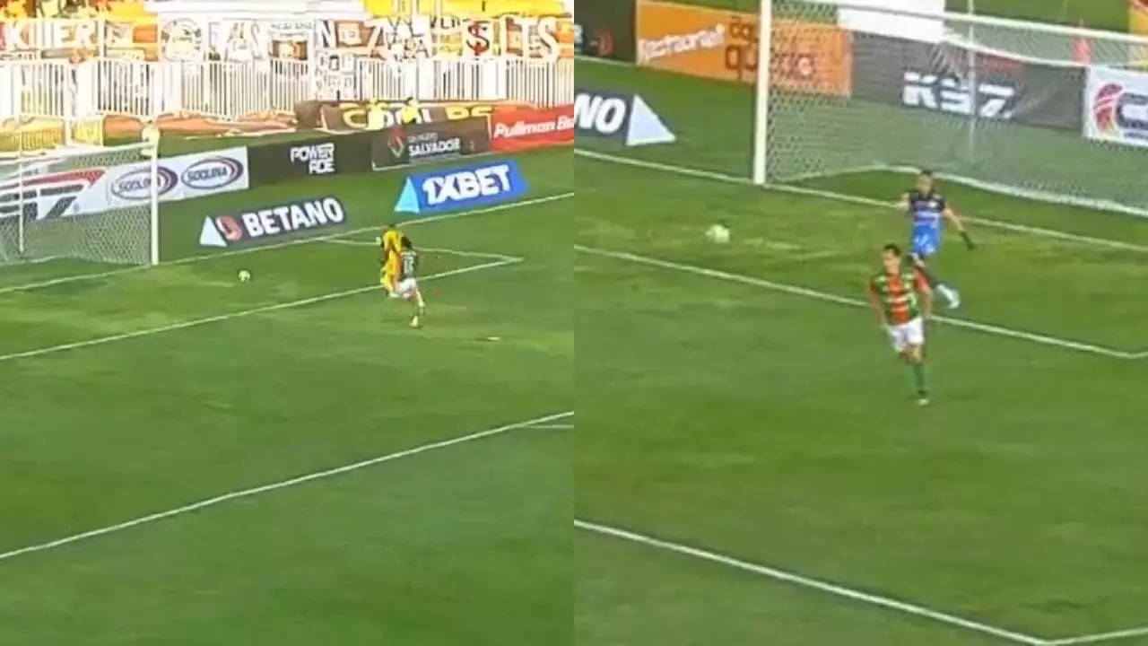 Longest goal in football history goalkeeper leandro requena scores longest goal in history of