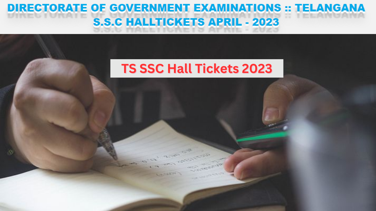 TS SSC Hall Tickets 2023