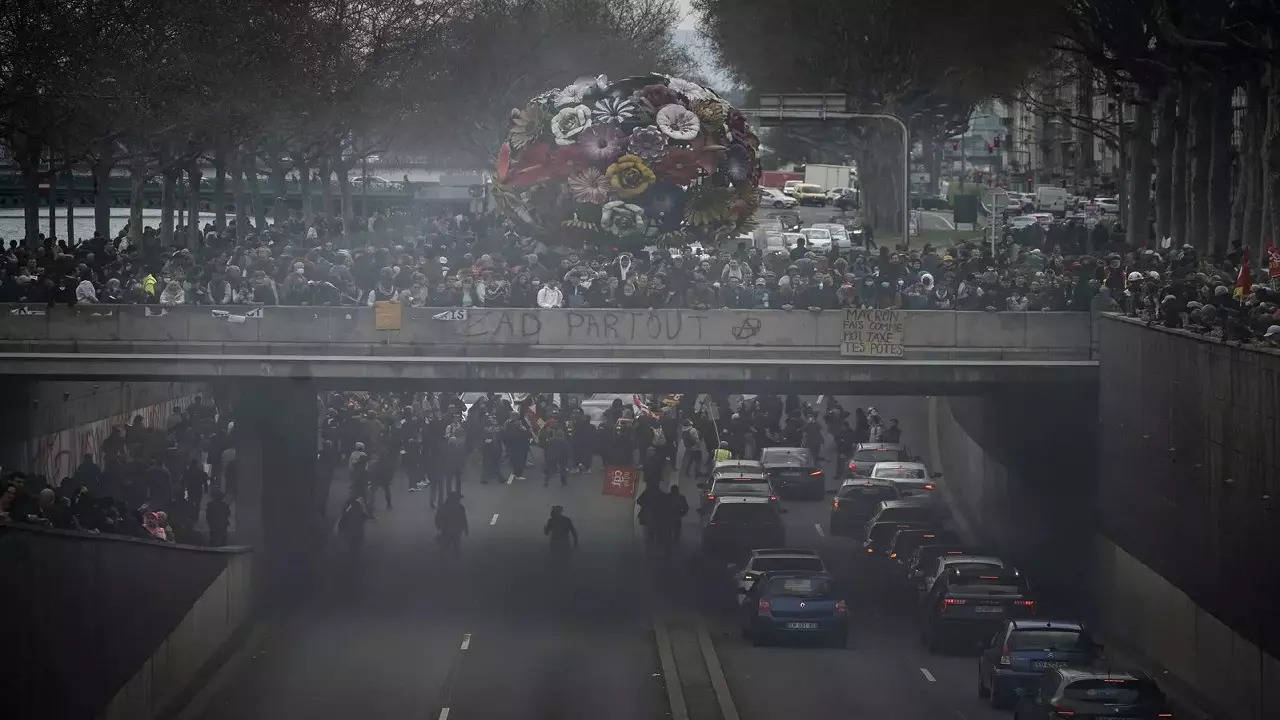 France Pensions protest