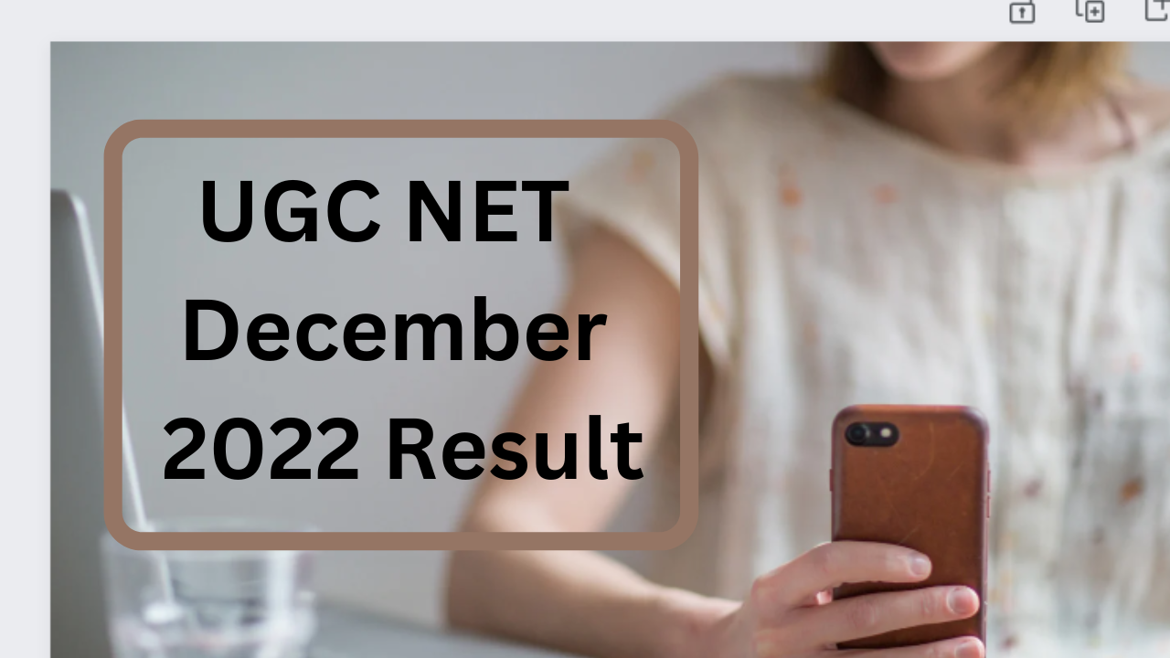 UGC NET December 2022 Result