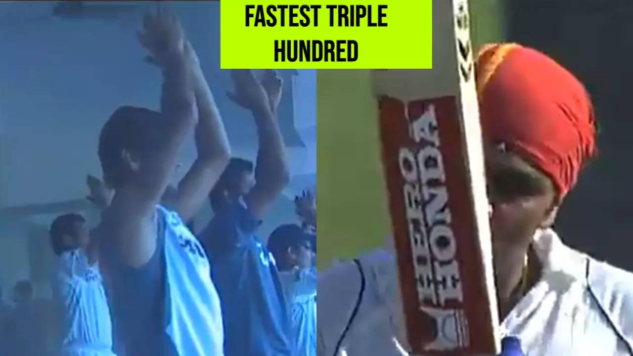 sehwag fastest triple century