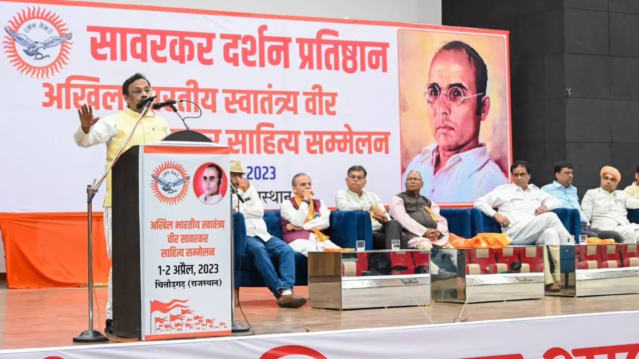 vd savarkar, bjp vinod tawde on vd savarkar