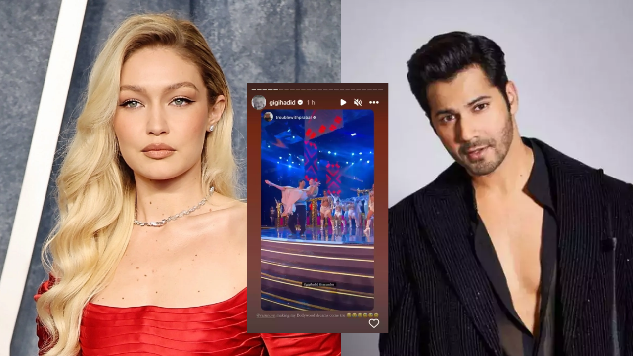 Varun Dhawan and Gigi Hadid