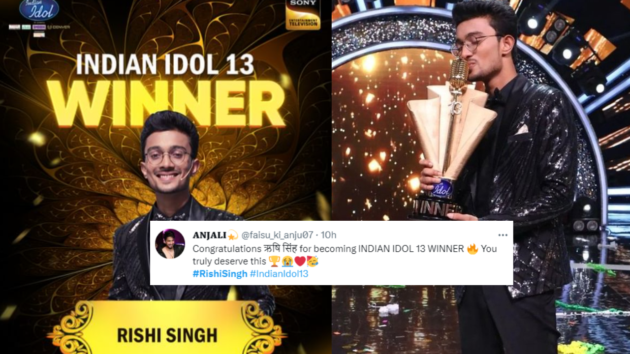 Rishi Singh Wins Indian Idol 13 Trophy