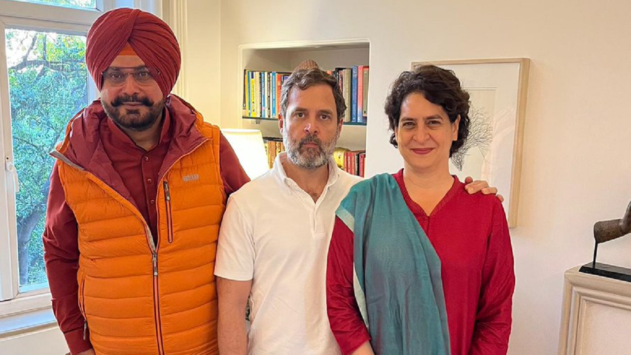 navjot singh sidhu, rahul gandhi, priyanka gandhi,