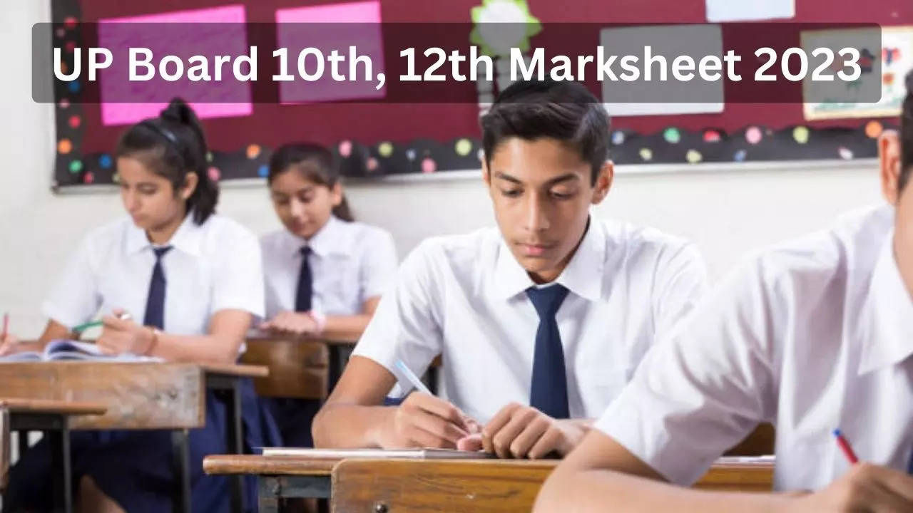 UP Board 10th, 12th Marksheet 2023