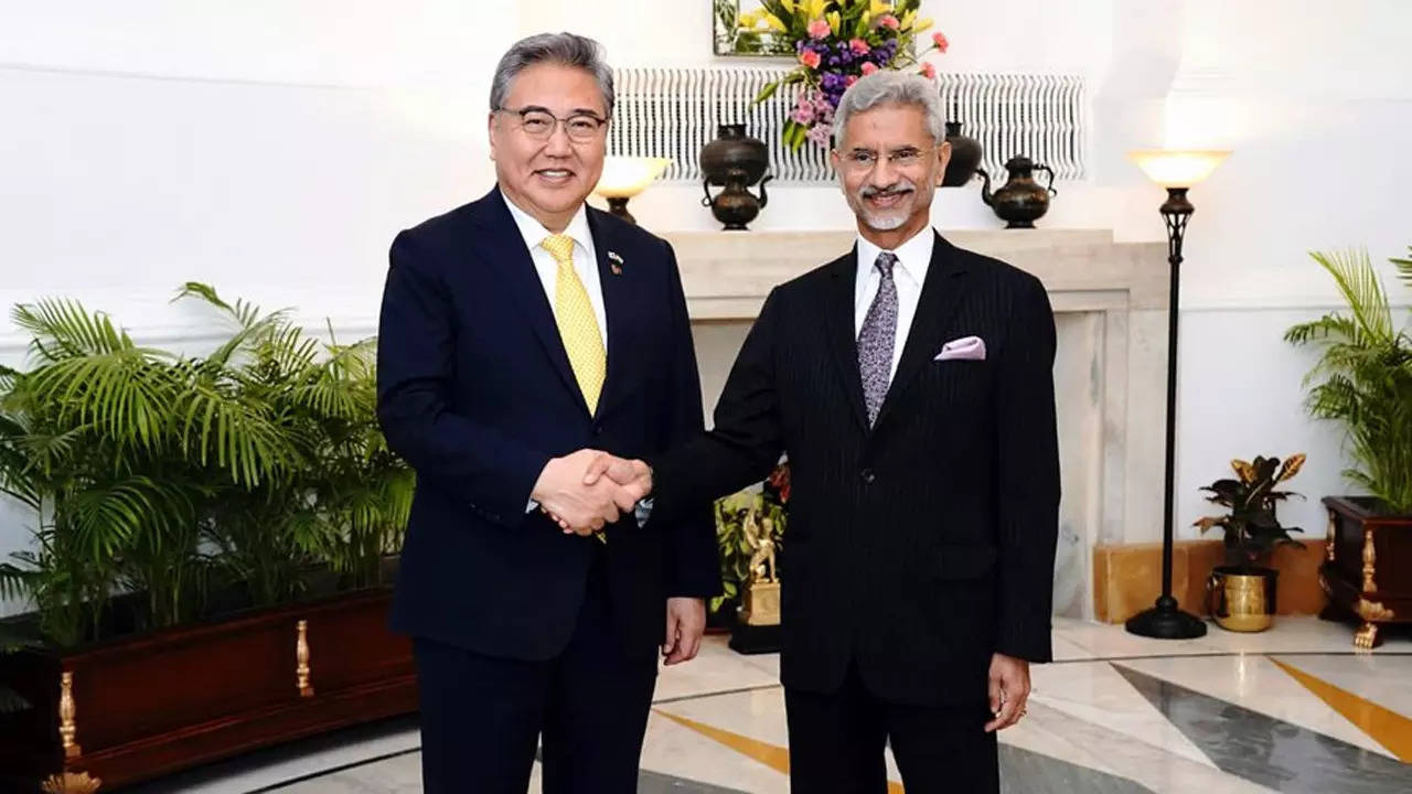 South Korean Foreign Minister Park Jin, S Jaishankar, Park Jin spoke in Hindi