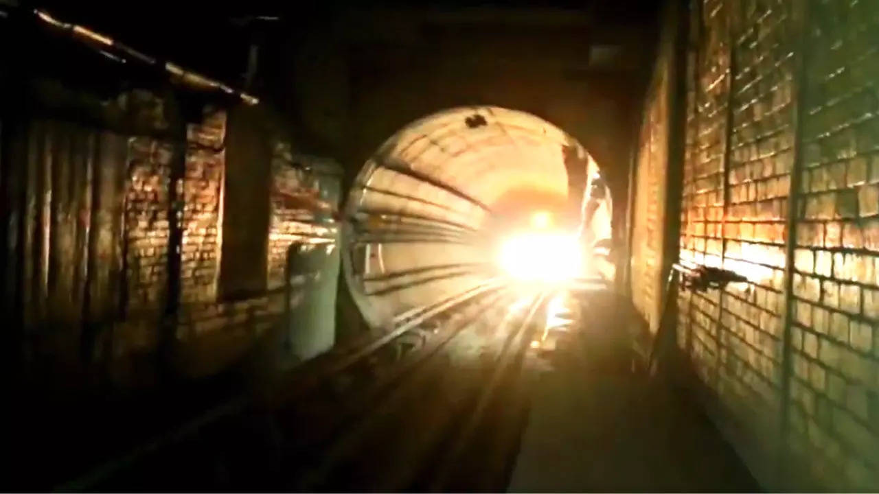 Kolkata Metro under water