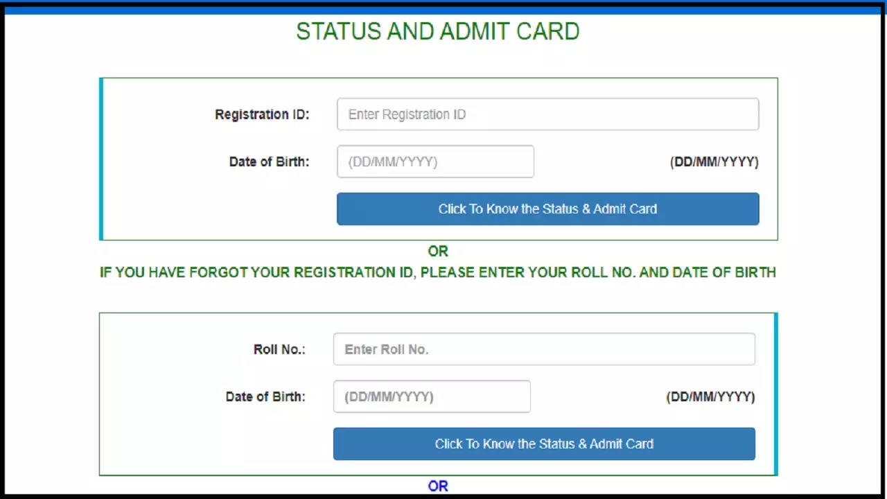 SSC MTS Admit Card Released