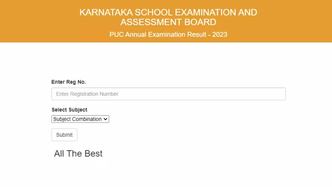 Karnataka PUC 2nd Result 2023