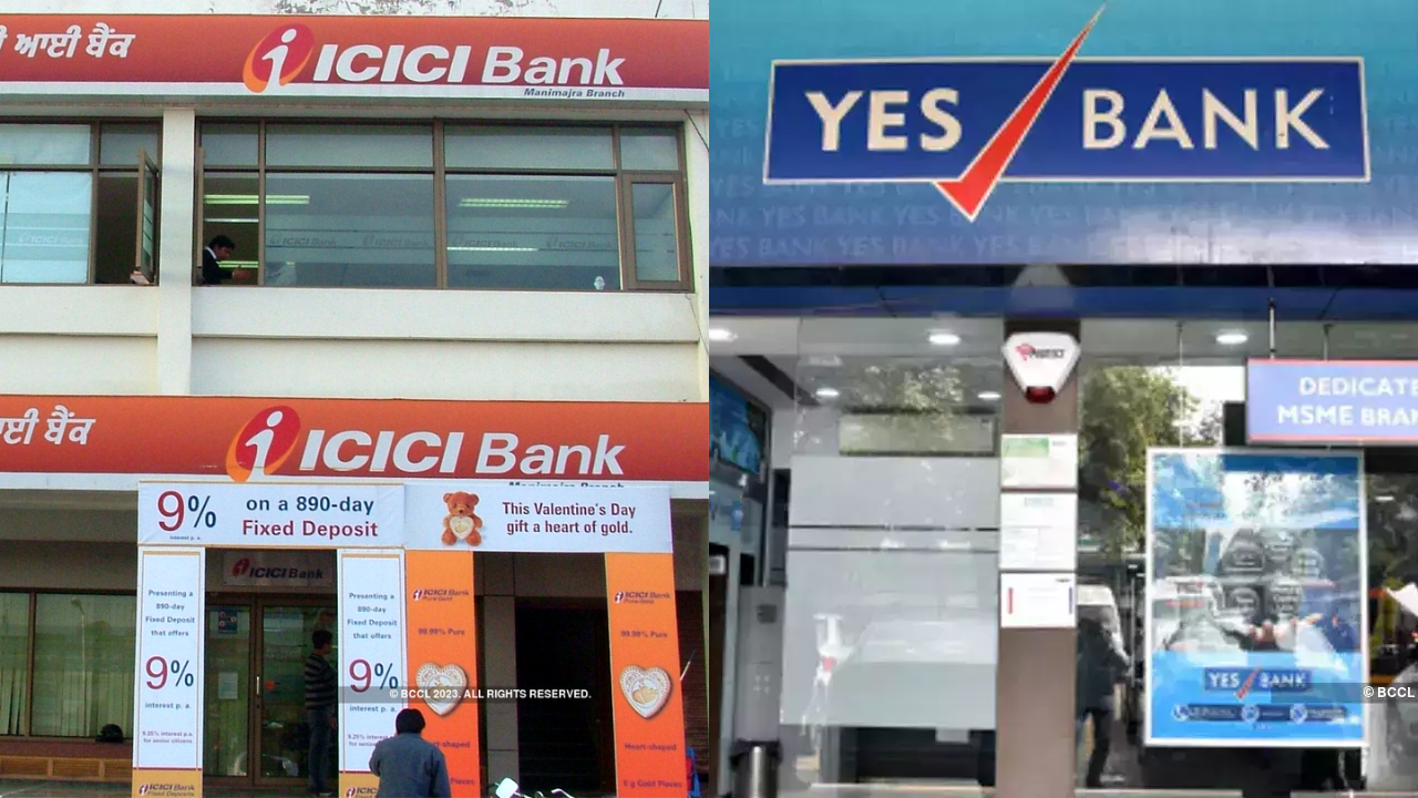 icici bank, yes bank, share market, icici bank profit