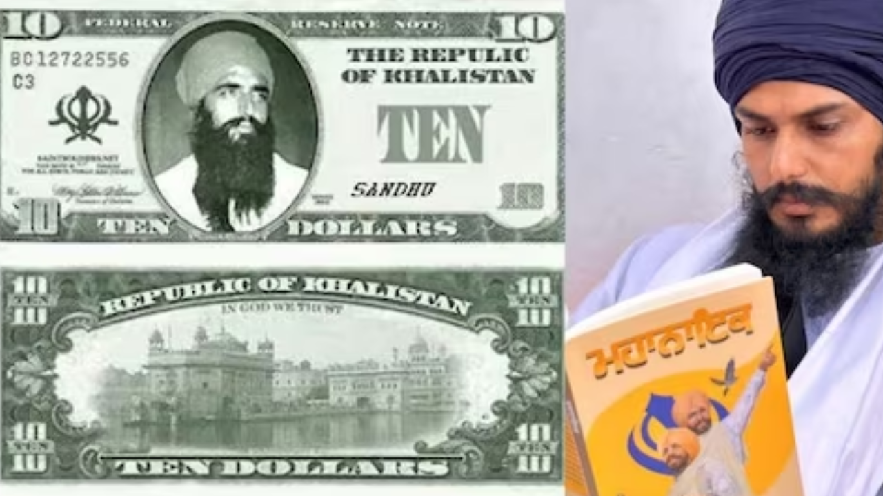 Amritpal Singh Arrested Passport and Currency Dummy