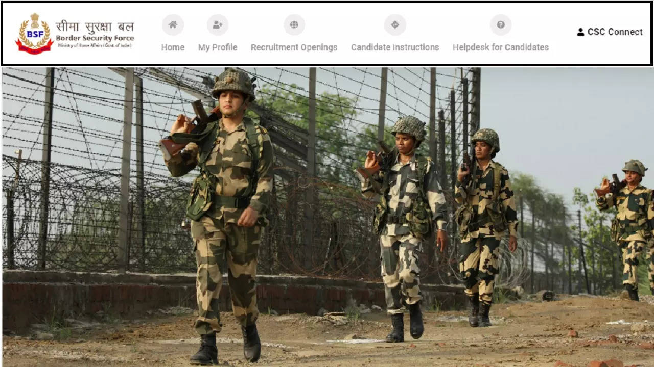 BSF Head Constable Recruitment Application Starts