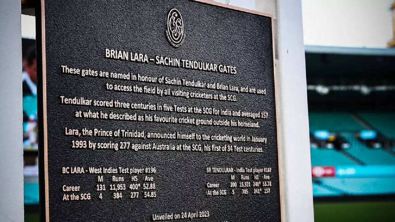 Sachin Tendulkar gate in SCG