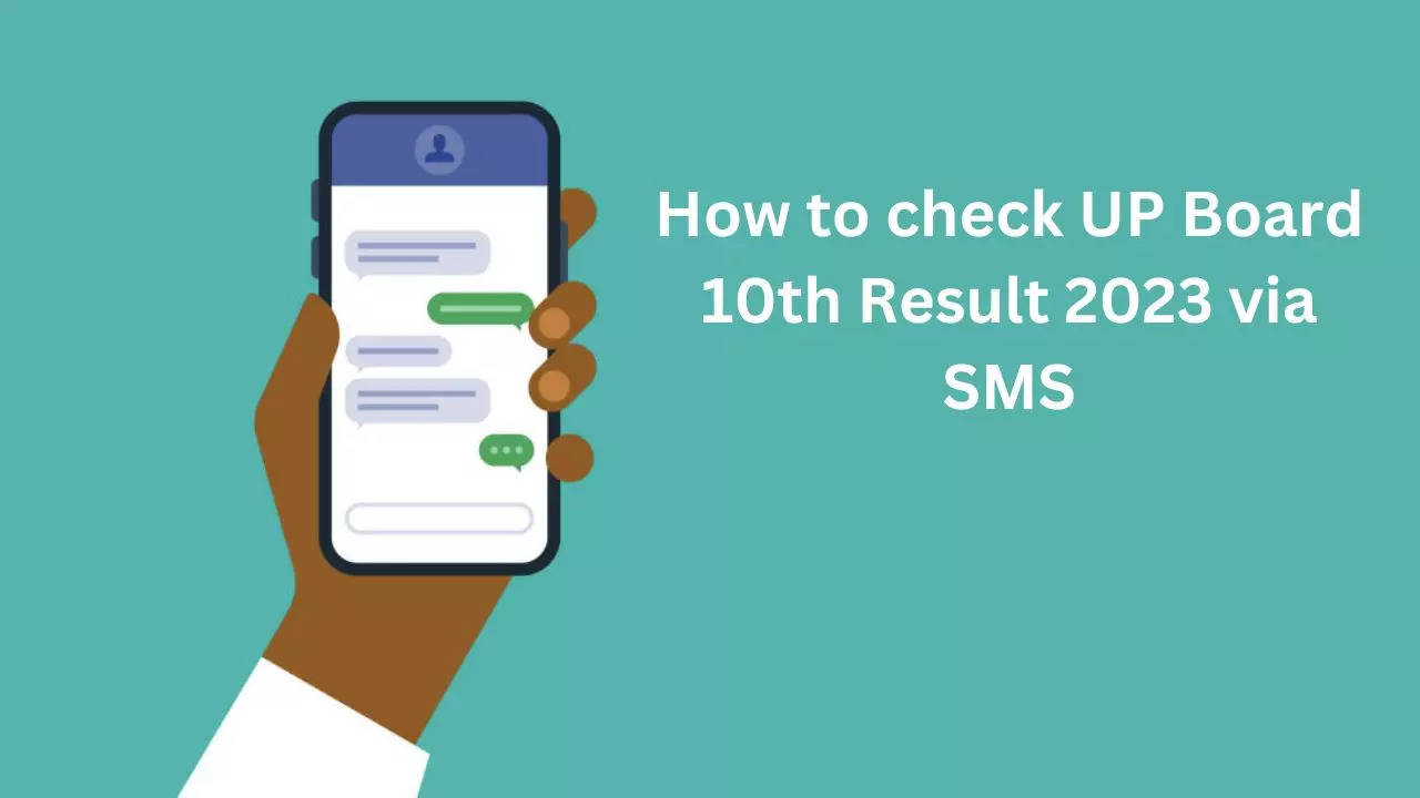 How to check UP Board 10th Result 2023 via SMS