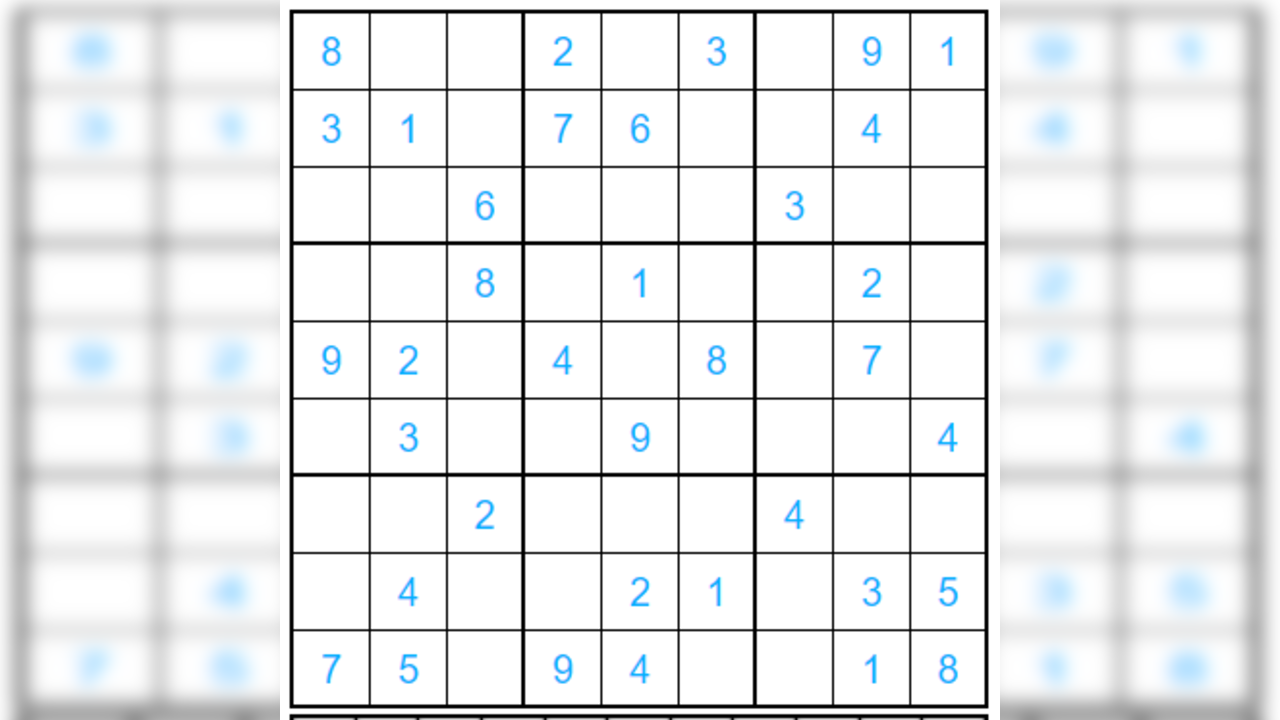 Play Free Sudoku Game Puzzle Online