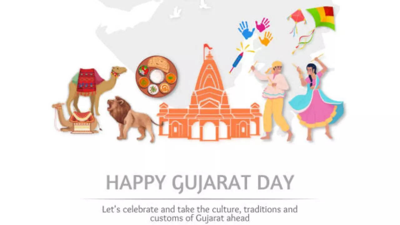 Happy Gujarat Day, Happy Gujarat Day 2023, Gujarat Day