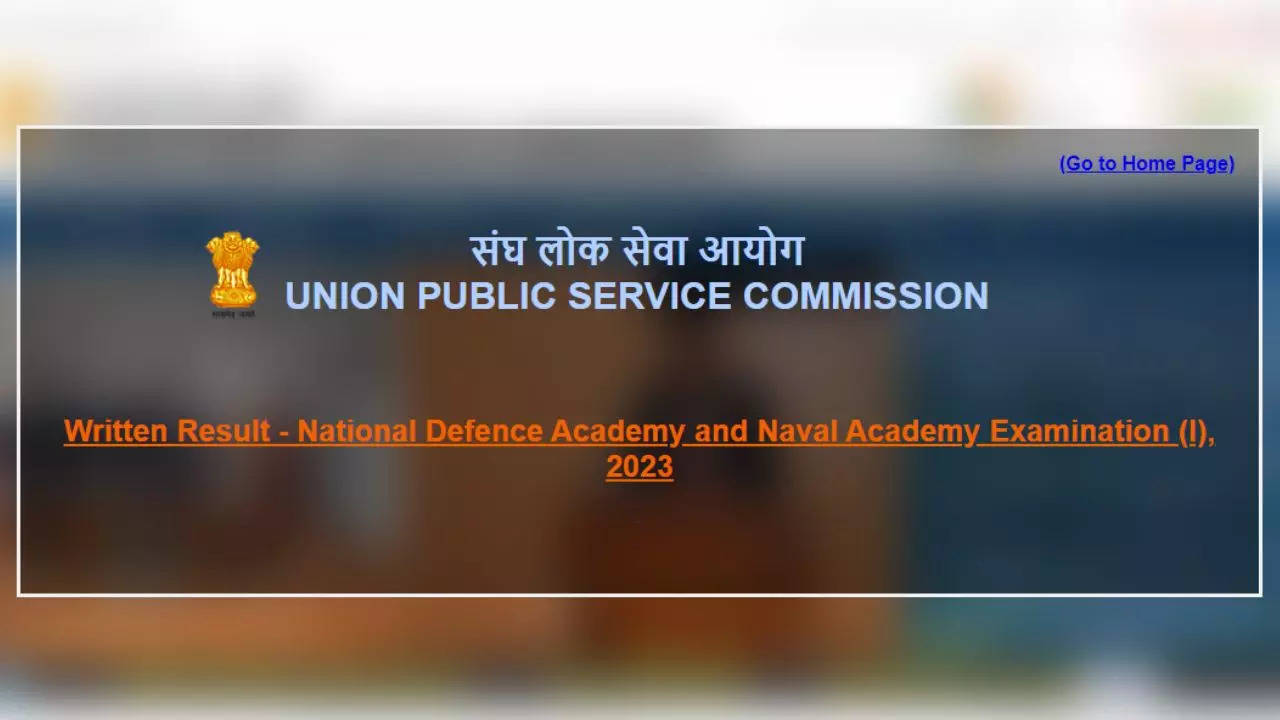 UPSC NDA I Result 2023