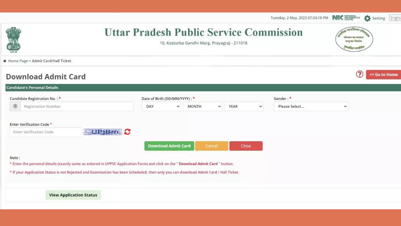 UPPSC PCS Admit Card 2023